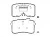 剎車片 Brake Pad Set:441 698 151 D