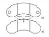 剎車片 Brake Pad Set:631 420 03 20