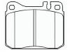 剎車(chē)片 Brake Pad Set:001 586 18 42