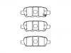 Brake Pad Set:D4060-JA00A